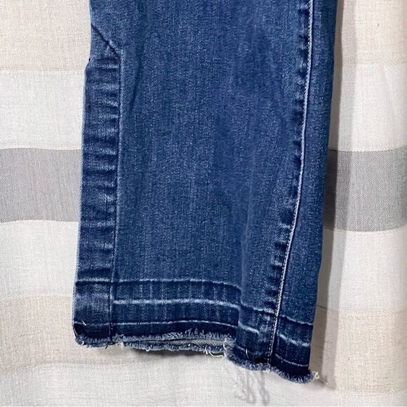 Liverpool crop  straight  raw hem Blue Jeans size 6/28 - Picture 4 of 14